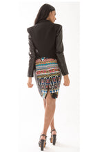 Rainforest Pyramid Pencil Skirt Hip Hiders