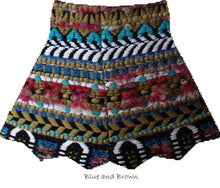 Rainforest Pyramid Pencil Skirt Hip Hiders