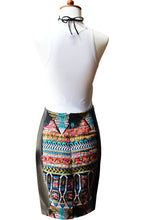 Rainforest Pyramid Pencil Skirt Hip Hiders